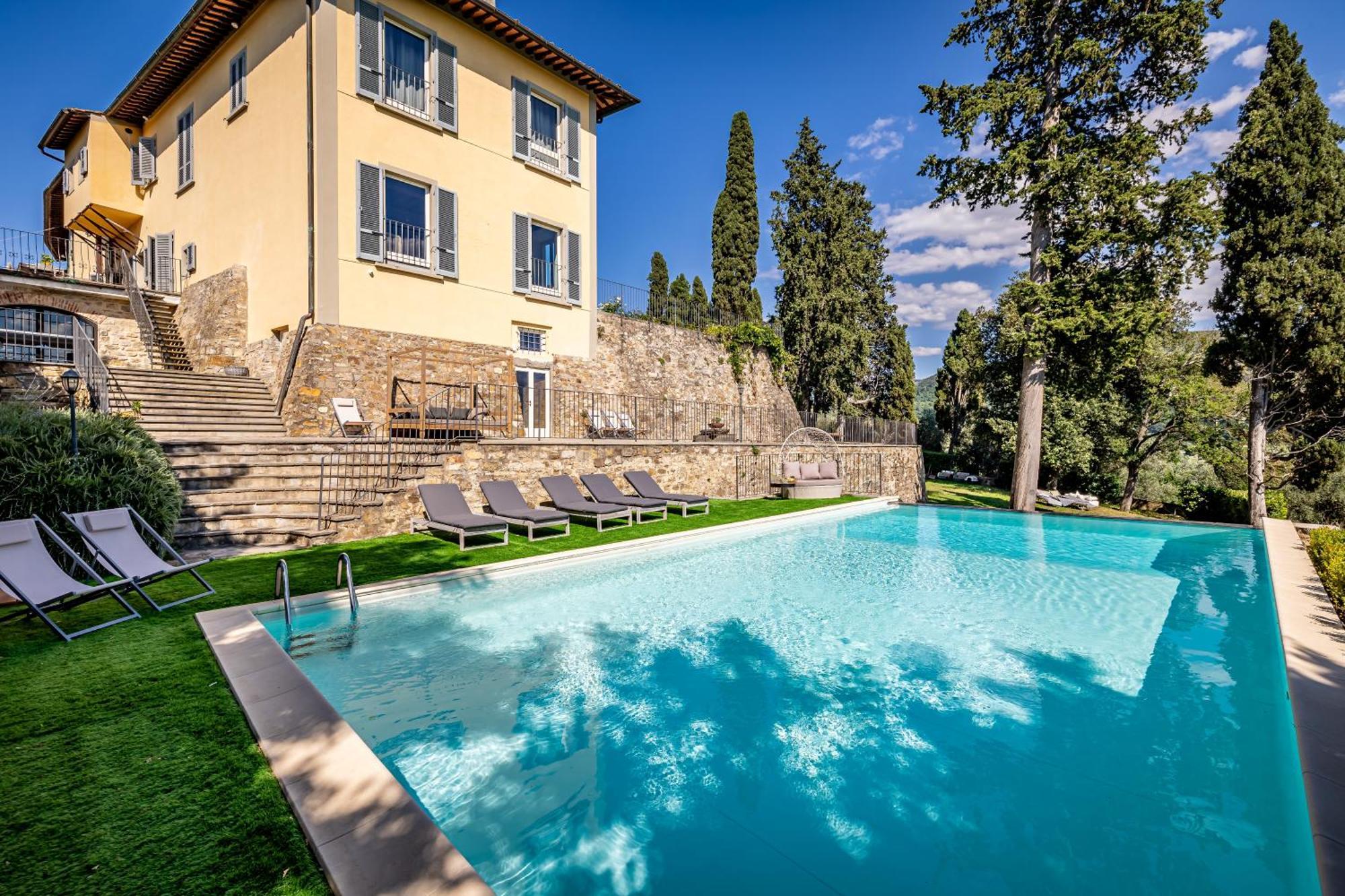 Luxury Villa Tolomei Gucci With Spa Сан-Якопо-аль-Джироне Екстер'єр фото