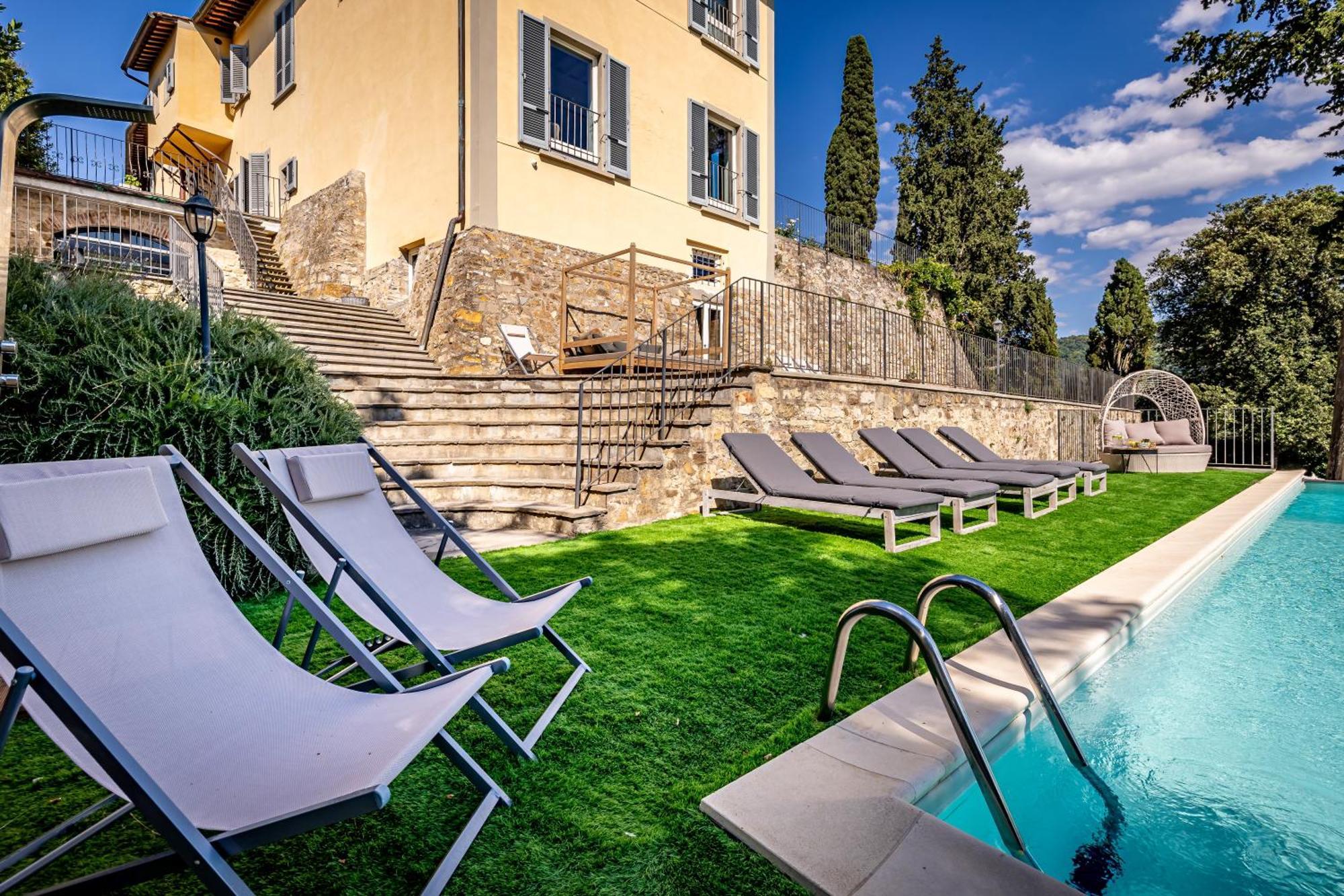 Luxury Villa Tolomei Gucci With Spa Сан-Якопо-аль-Джироне Екстер'єр фото