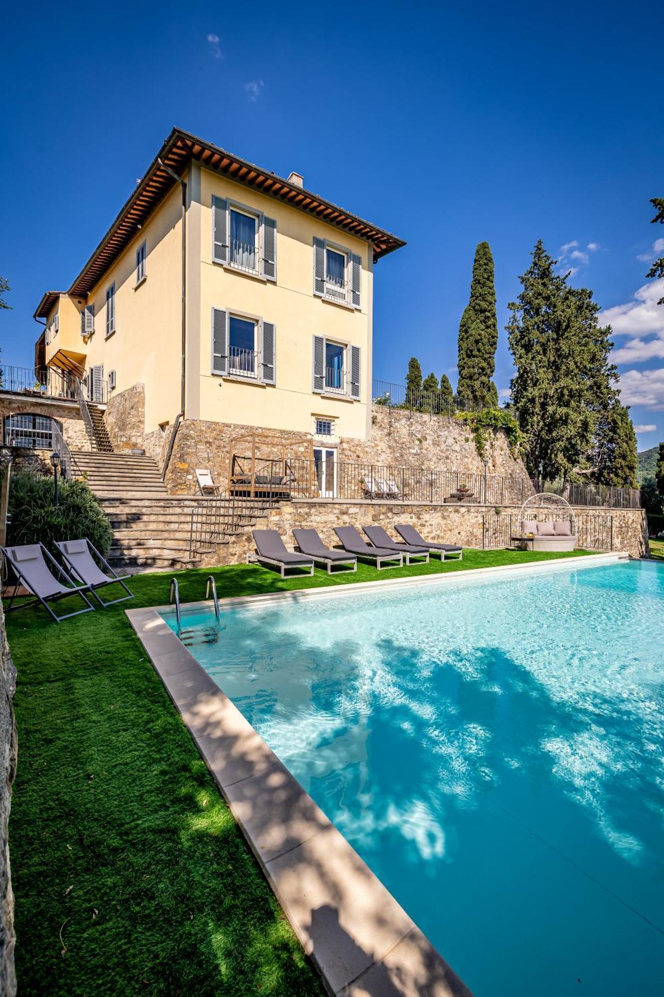 Luxury Villa Tolomei Gucci With Spa Сан-Якопо-аль-Джироне Екстер'єр фото