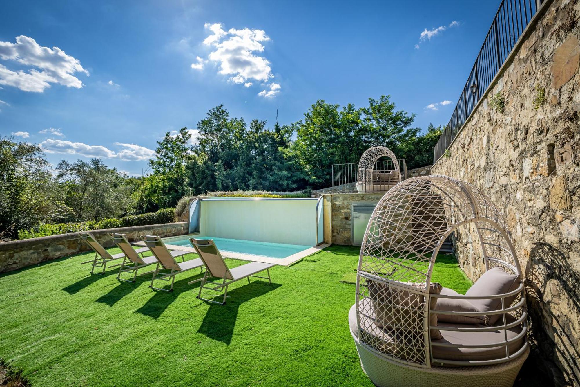 Luxury Villa Tolomei Gucci With Spa Сан-Якопо-аль-Джироне Екстер'єр фото