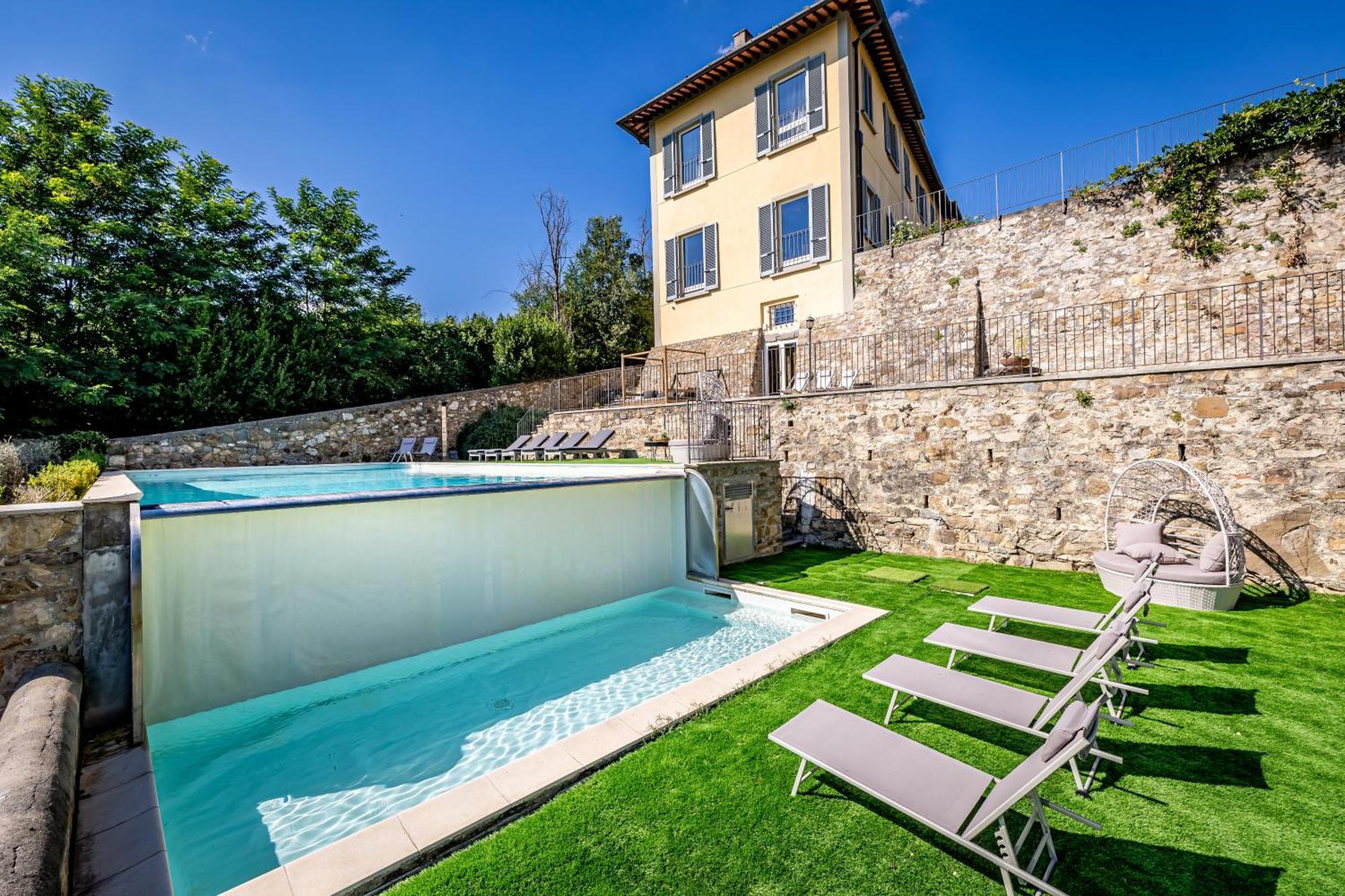 Luxury Villa Tolomei Gucci With Spa Сан-Якопо-аль-Джироне Екстер'єр фото