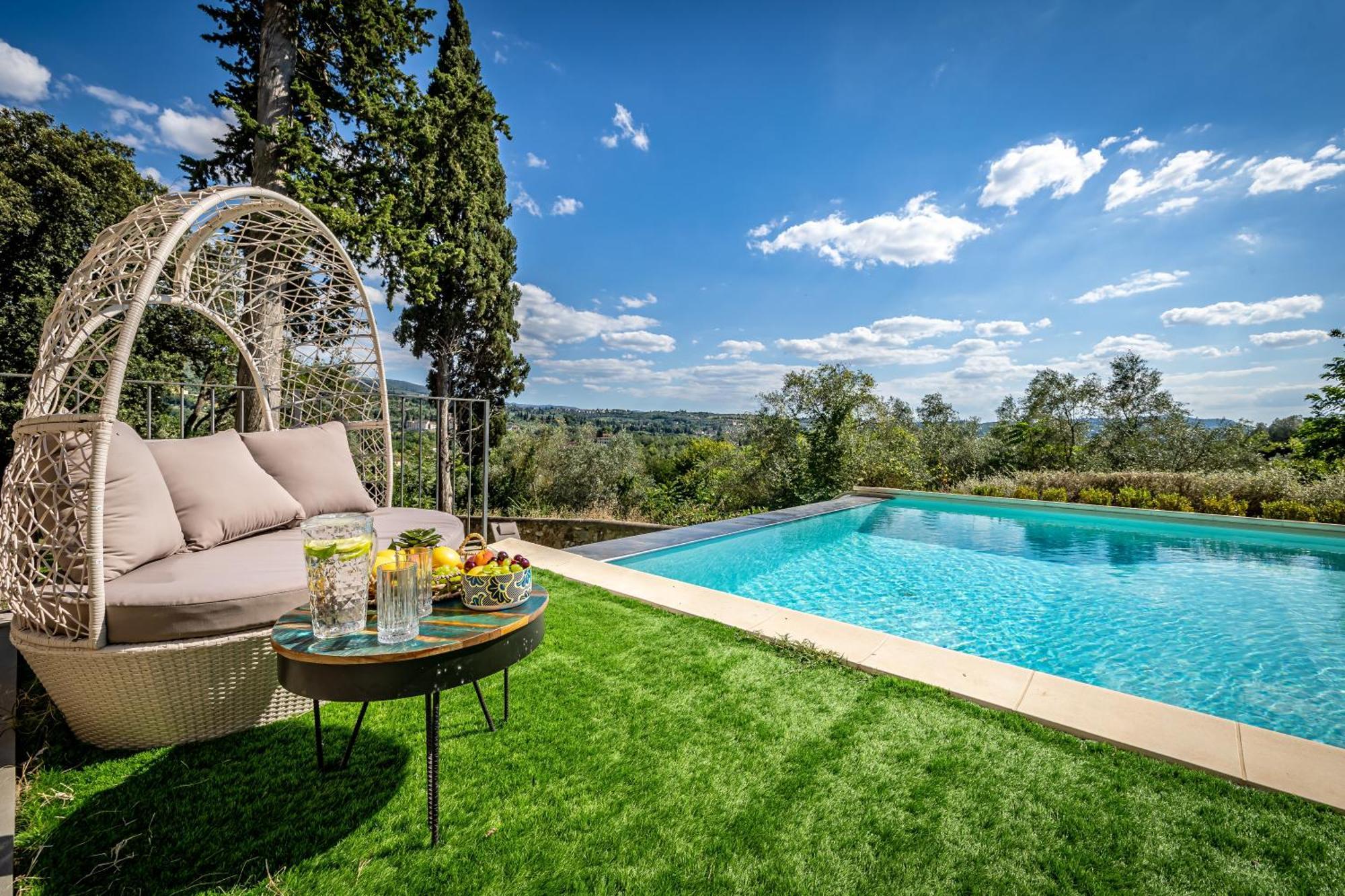 Luxury Villa Tolomei Gucci With Spa Сан-Якопо-аль-Джироне Екстер'єр фото